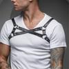Sexy Punk Chest Harness Belt, Sex Restrain Chest Bandage Adjustable Chest Belt with Buckle Rings for Nightclub Cosplay
