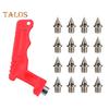 100 Pcs Track Spikes Carbon Steel Track And Cross Country Shoe Spikes with Spike Wrench for Sprinting Sports Running Shoes