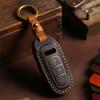 Leather Car Remote Key Case Cover Shell Fob for A3 A4 B9 A6 A7 4K A8 E-tron Q5 Q8 C8 D5 SQ8 Key Protection Bag Accessories