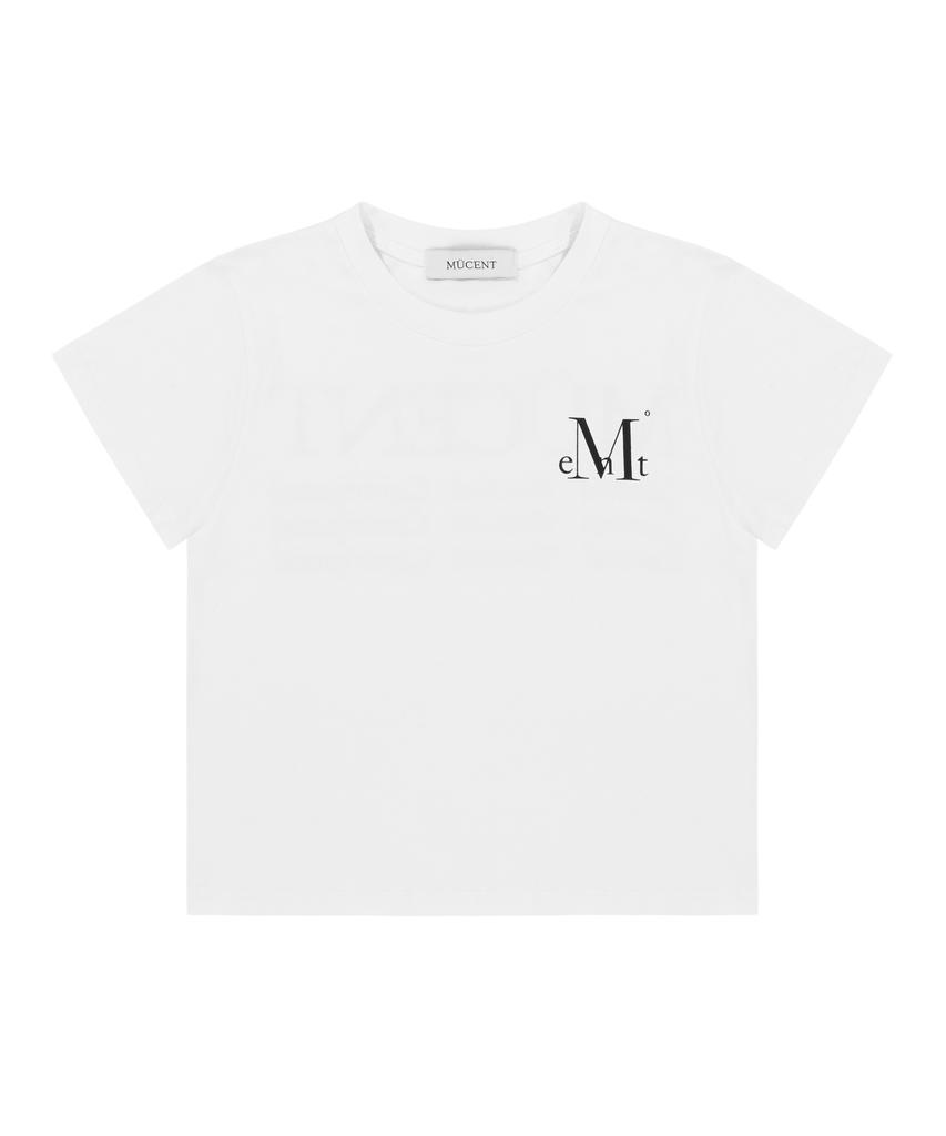 MUCENT Slogan Short Sleeve T-Shirt (Crop, Loose Fit)