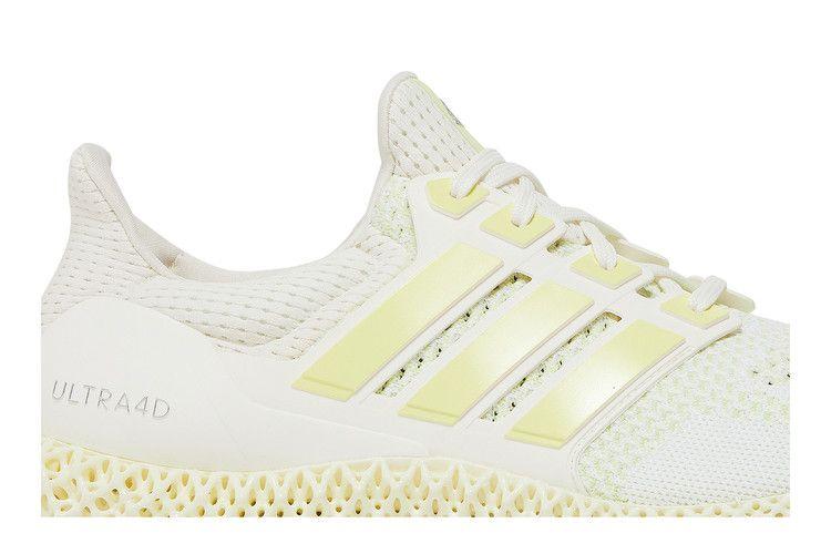 Men's Sneakers adidas Ultra 4D Core White Almost Lime Core White/Almost Lime/Silver Metallic