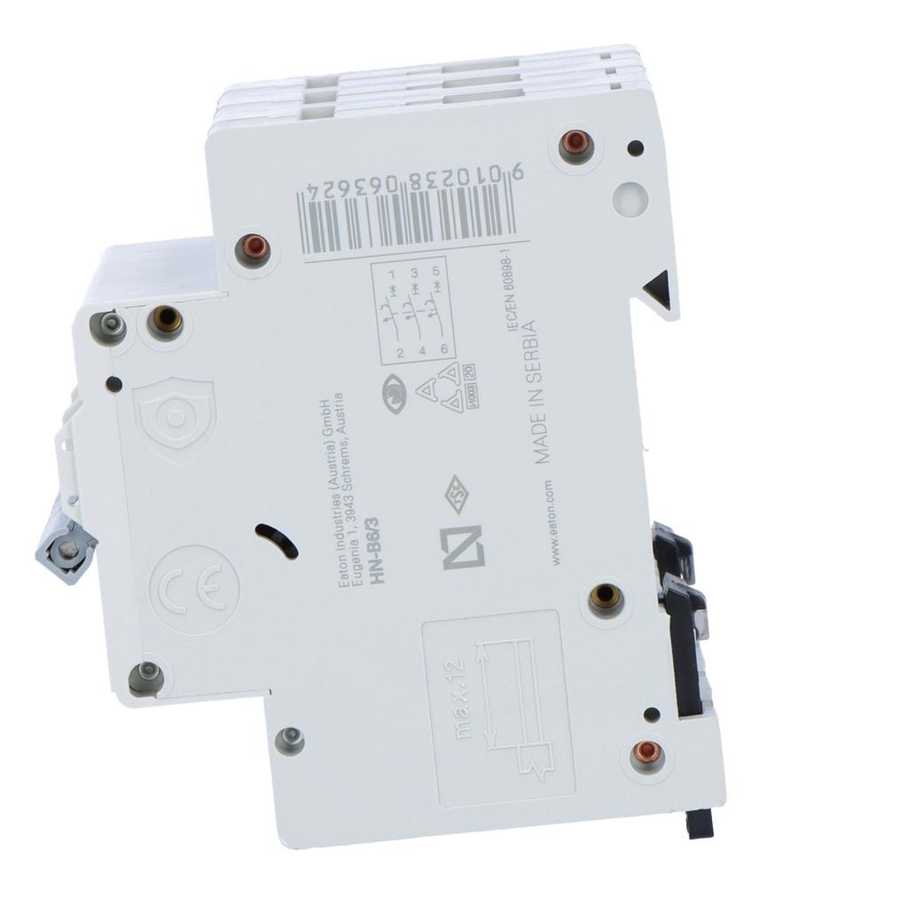 6kA HN-B6/3 overcurrent circuit breaker