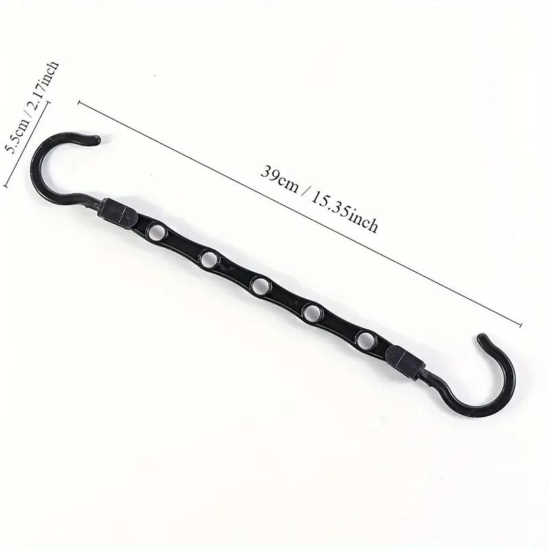 10 шт. Экономия места Волшебные вешалки Прочный пластиковый держатель Тяжелый органайзер для одежды Для общежитий Квартиры Маленький шкаф