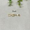 Polished Gold-Plated Bracelet Necklace Extender Clasp - 2cm