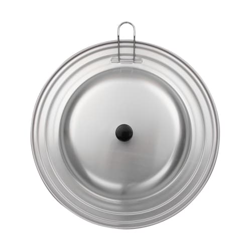 Maekawa Metal Industries JC Frying Pan Cover, Large (for 24-26cm), Aluminum, Japan, AKB1703