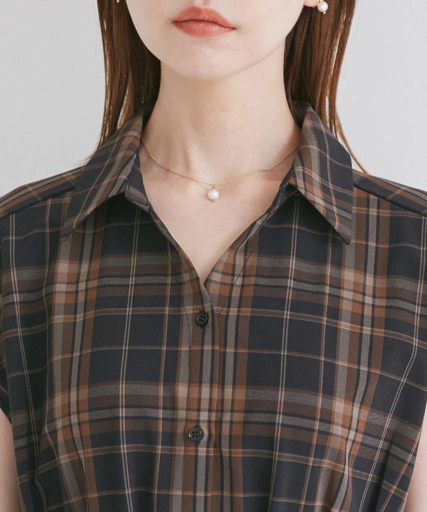 Веревочный Пикник Платье в Клетку с Заложенными Складками Разных Цветов GDE55050 Conmain 38 Женское (40)