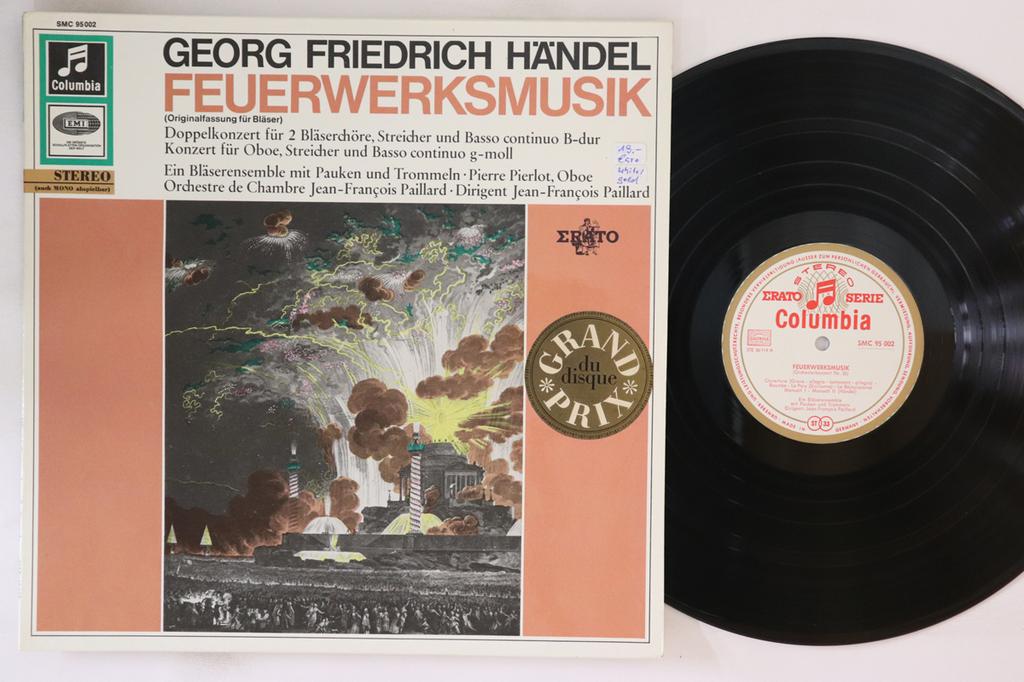 LP Record PIERRE PIERLOT ORCHESTRE DE CHAMBR Handel Feuerwerksmusik Originalfas SMC95002 ERATO Germany Classical Used