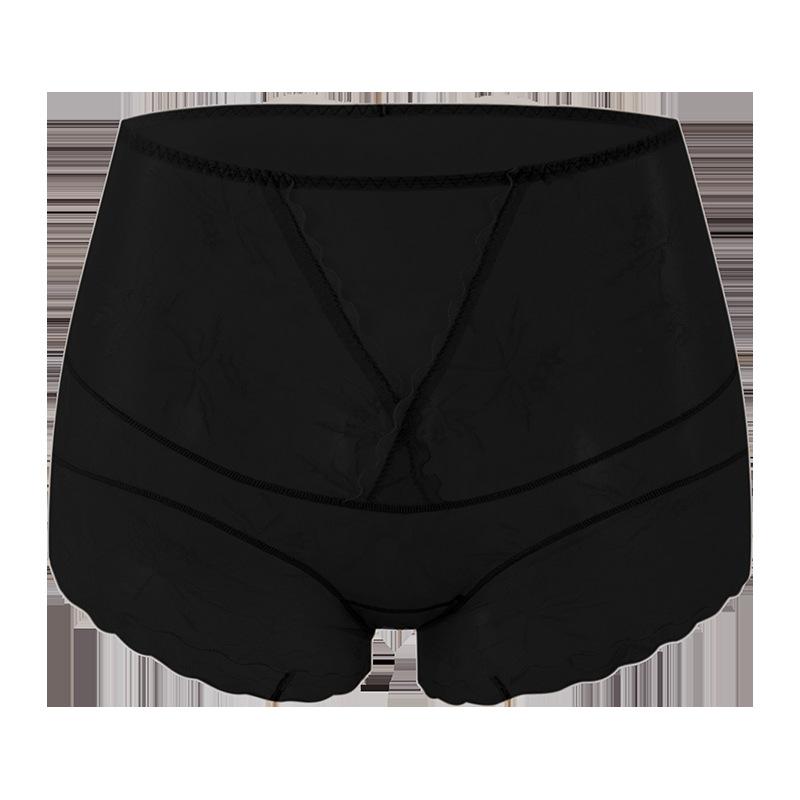 Сексуальное кружевное нижнее белье Pure Desire, трусики с высокой талией, женские легкие трусы из тутового шелка, антибактериальные тонкие женские трусы с промежностью