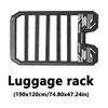 Aluminum Alloy Car Roof Cargo Luggage Rack Baskets Side Ladder Side Box for Jetour T2 2023+