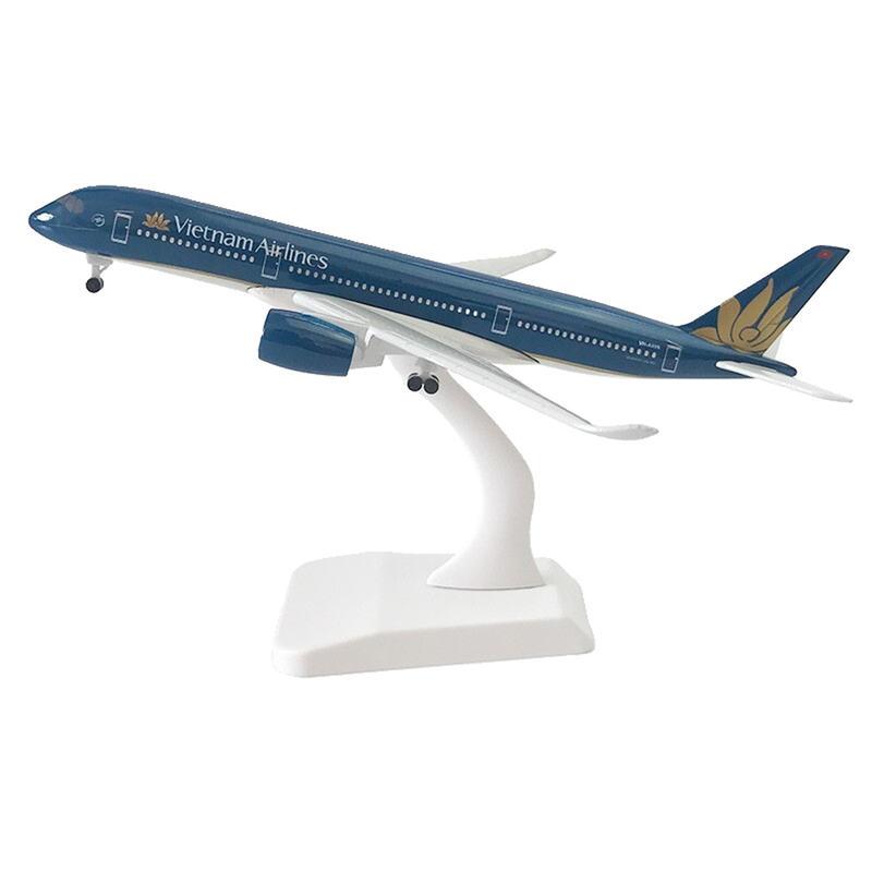 20 см, масштаб 1/300, Вьетнам, A350, миниатюрный самолет, литая металлическая модель самолета с подставкой для коллекций или в подарок мальчику
