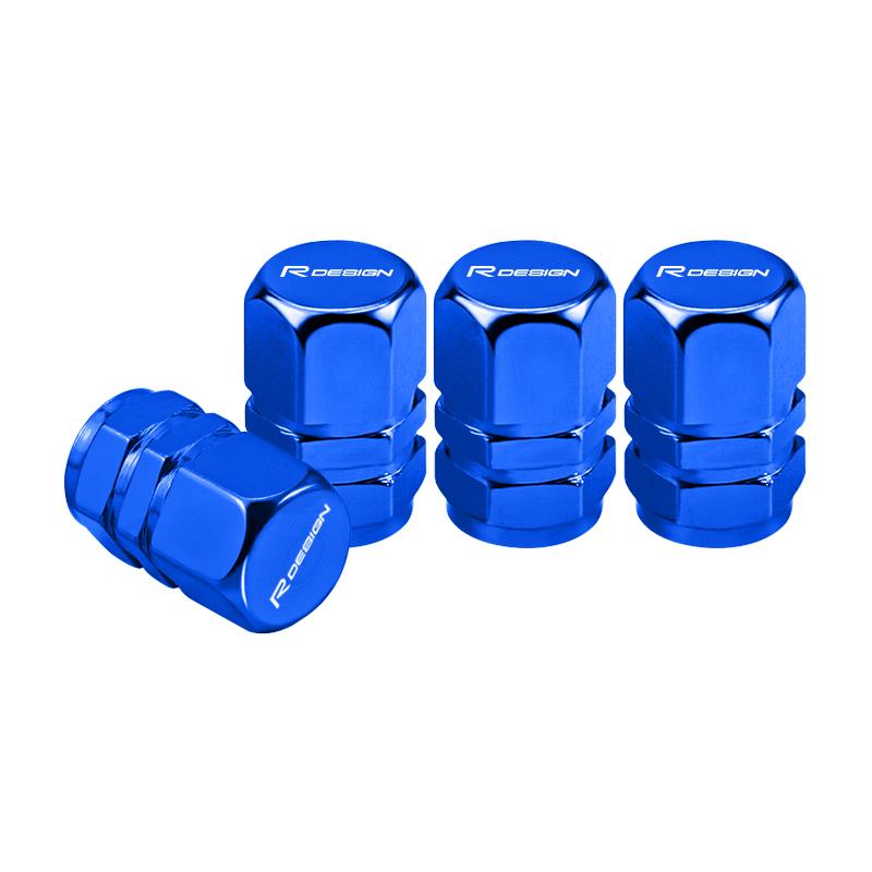 For Volvo ew64Pcs Metal Car Wheel Tire Valve Caps Dustproof Cover For Volvo XC90 XC40 XC60 V60 V70 V90 V40 EC40 EX40 S80 S60 S90 XC70 C30 C70