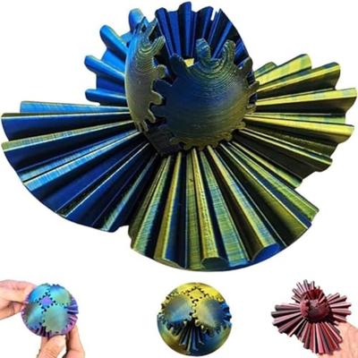Gear Sphere Spin Ball Fidget Toy Stress Ball Новый 3D-печатный Gear Ball для взрослых