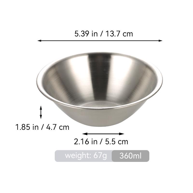 Салатник из нержавеющей стали корейской V-образной формы золотого цвета - однослойный, с закатанным краем, миска для хот-пота, приправ или закусок для ресторанов.