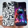 For Samsung Galaxy M21 2021 Case Cute Cat Fashion Girl Soft Silicone Cover For Samsung M21 2021 SM-M215G Bumper Phone Case Funda