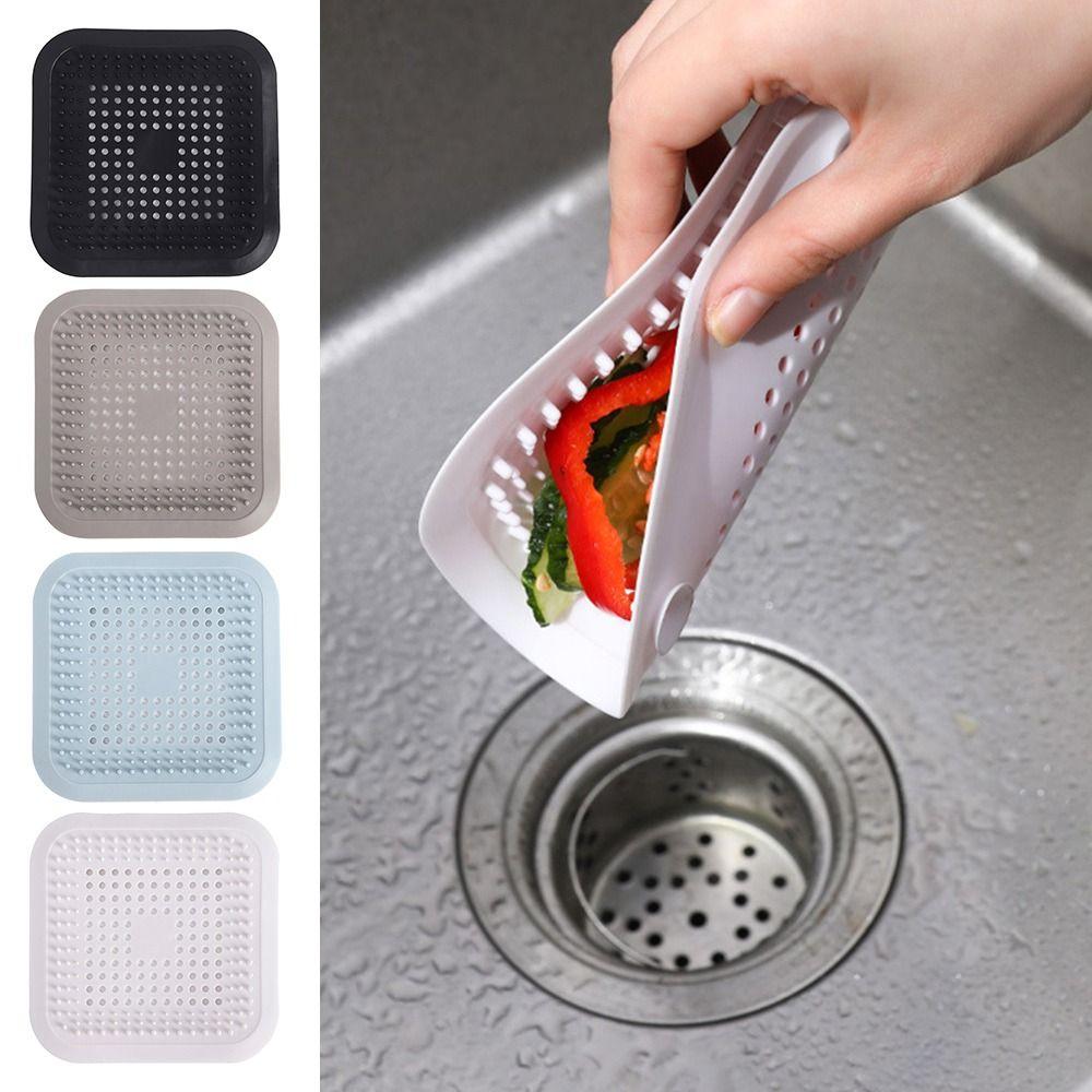 Leakage-proof Floor Drain Cover Silicone Sink Hair Filter Practical Sewer Deodorizer Bathroom