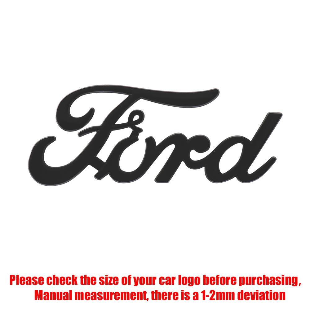 AJJ1 3D Letters Car Body Rear Trunk Bumper Emblem Stickers Badge Decal For Ford Focus Logo Fusion MK2 MK4 Fiesta Mustang Accessories