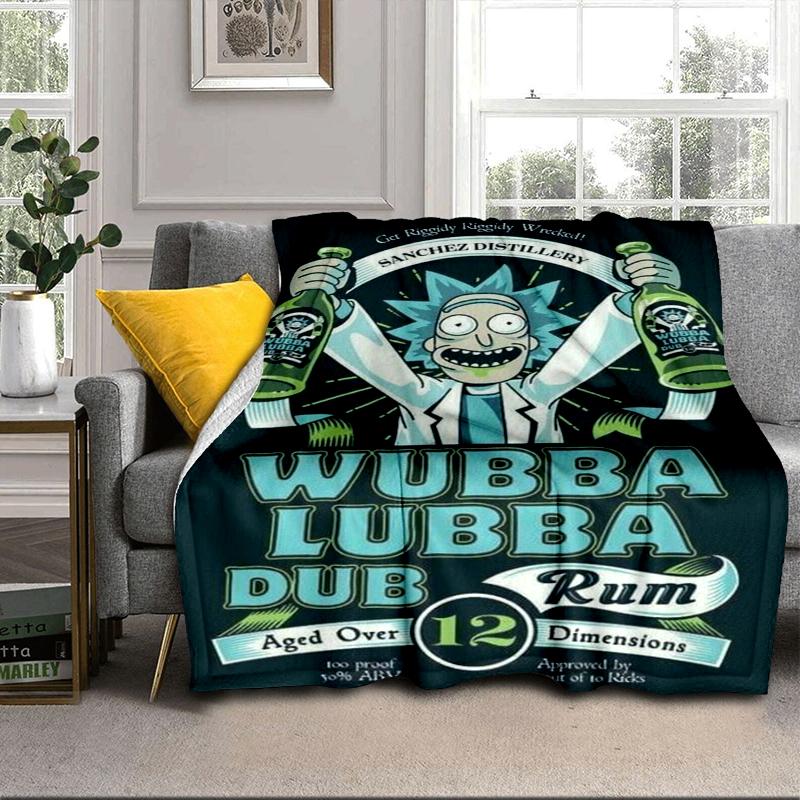 Monster Scientist Blanket Flannel Blanket for bed, sofa, Camping, Hiking, Picnic Essentials, gift for family Fan gifts