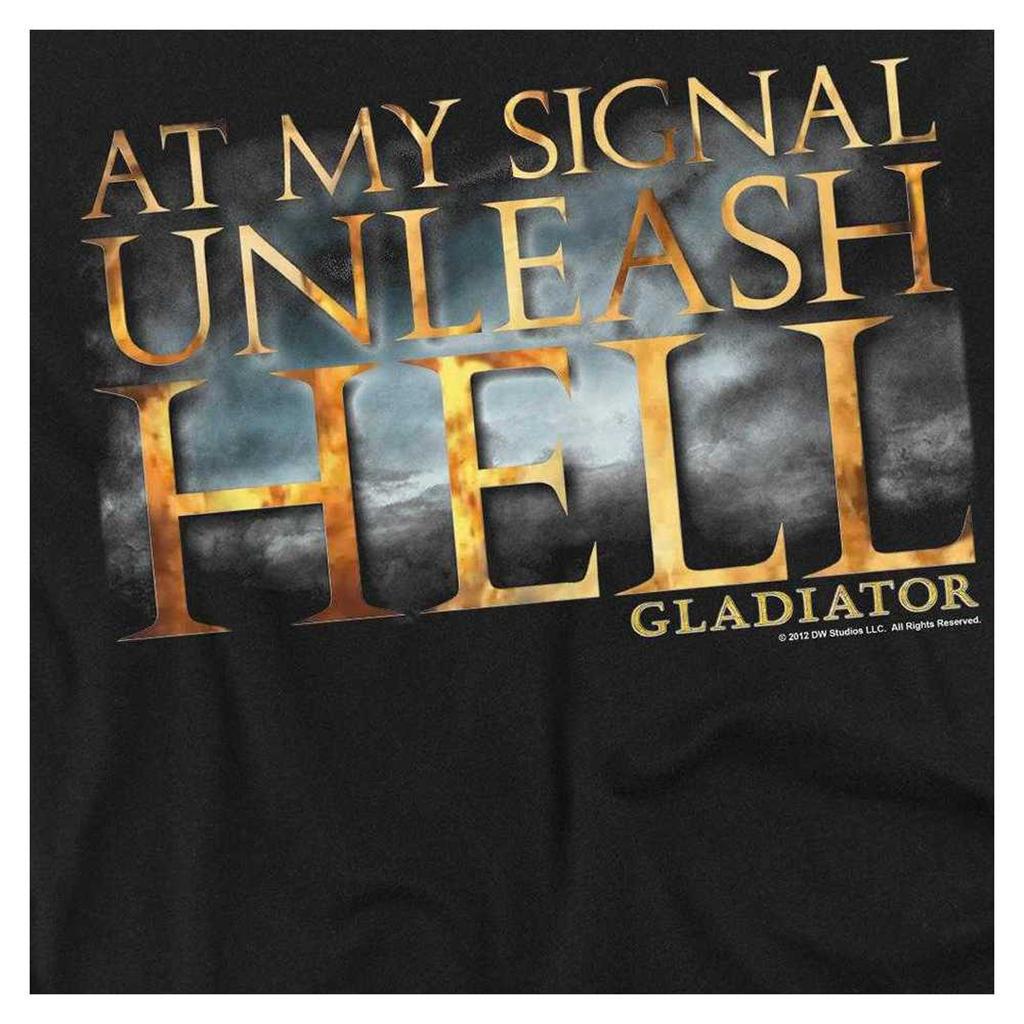 Gladiator Mens Unleash Hell Long-Sleeved T-Shirt