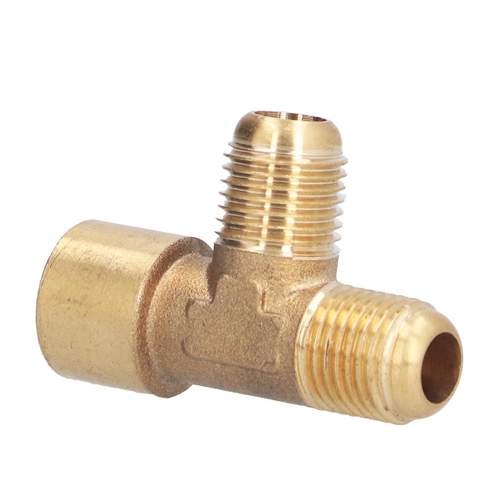 3?Тройник-адаптер 14 Прочный Надежный Тонкая Обработка Спиральный Латунный Разветвитель для Шланга