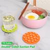 Двусторонняя присоска, противоскользящая резиновая чашка для кормления TPR, подставка для столовых приборов для гостиной