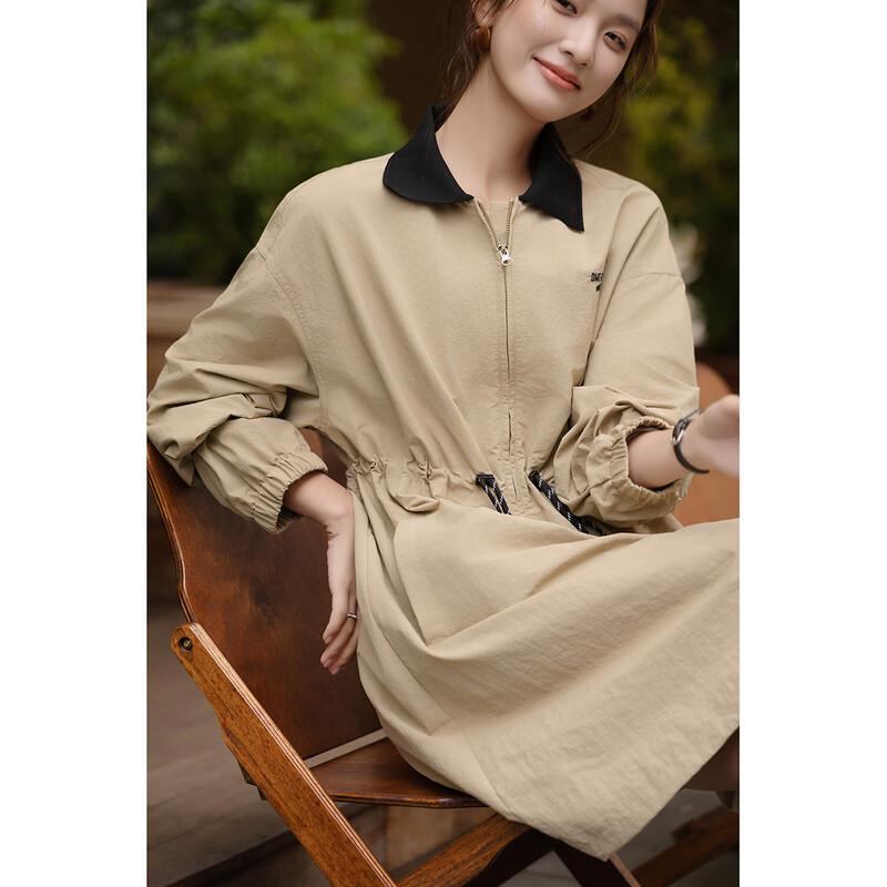 Платье Demana в городском стиле, с цветовыми блоками, с рукавами три четверти и завязками