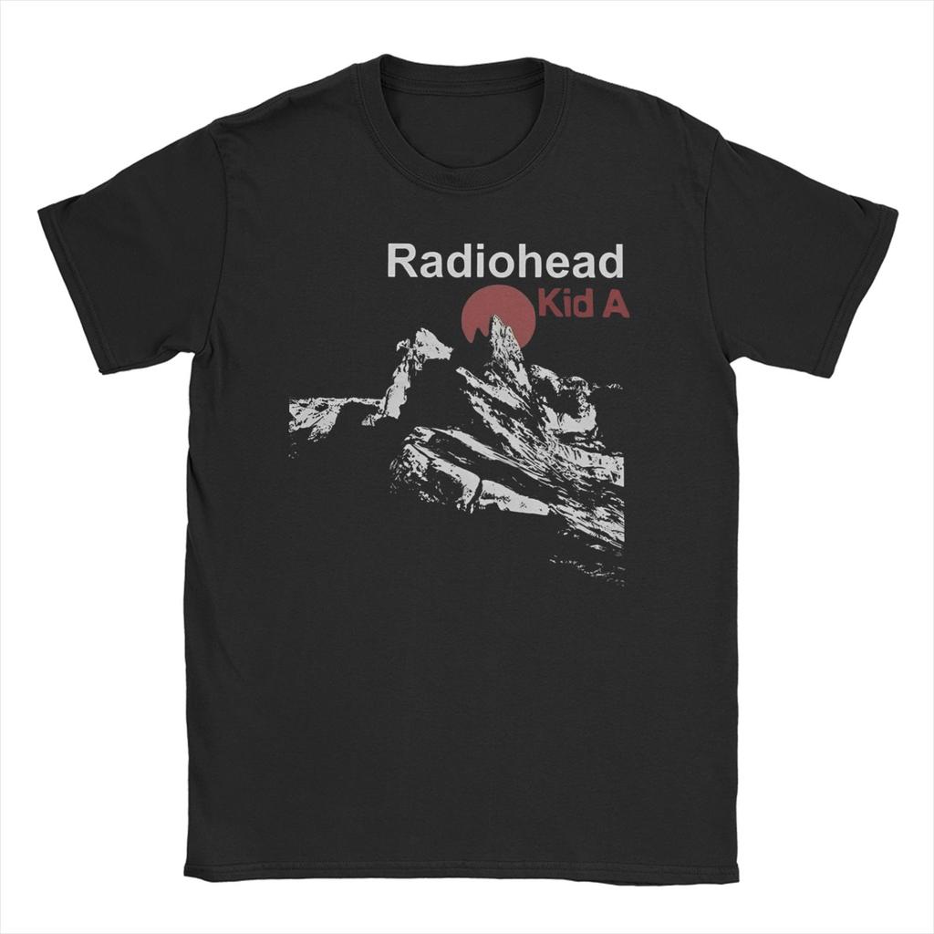 Men Women's The Swankys  Lifestyle T Shirts Radiohead Rock Band Pure Cotton Clothes Crew Neck Tee Shirt 4XL 5XL 6XL T-Shirt