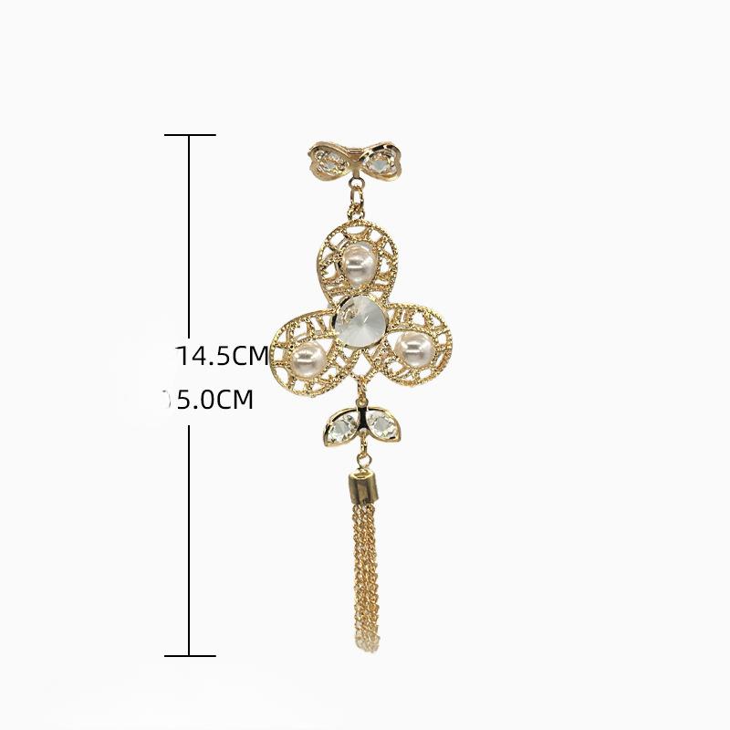 Хрустальная штора Декоративная пряжка Тип булавки Пряжка для фиксации штор Ржавчиноустойчивая и долговечная