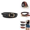 Leather Vintage Belt Women Versatile Decorative Waistband Casual Jeans Strap