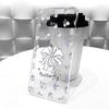 Clear Casing For iPhone 7 A1778 Cover For iPhone 8 A1905 Case Cute Cat Fashion Butterfly Luxury Kawaii 2D Painted