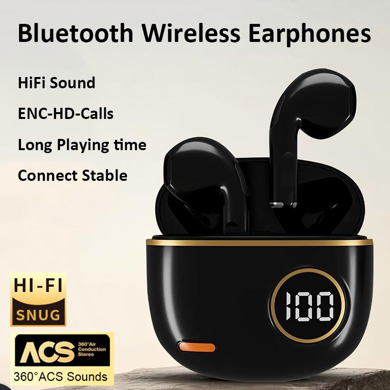 Bluetooth Earphone Wireless Headphone P9Pro-TWS HD-Call HiFi Stereo Headset ENC Noise Cancelling Earbuds For Air ipad