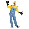 Disguise Stuart Minions Adult Official Costume Jumpsuit with Goggles and Size M Men's Hat, Multicolor, (38-40)
