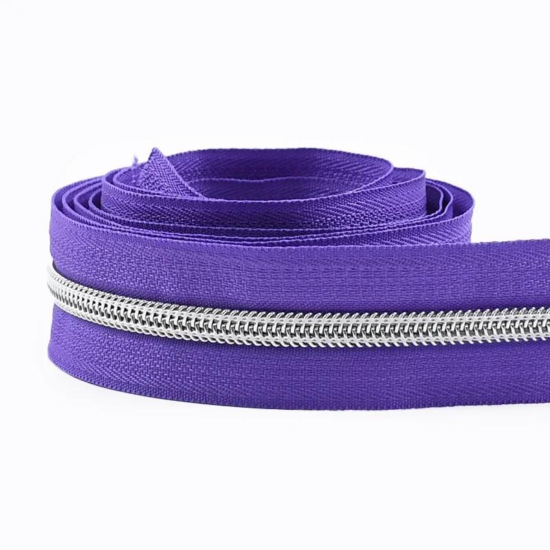 Meetee 1-10M 5# Нейлоновые молнии для сумки, обуви, одежды, пластиковая рулонная молния на метр, декоративные молнии, ремкомплект, швейные аксессуары для DIY