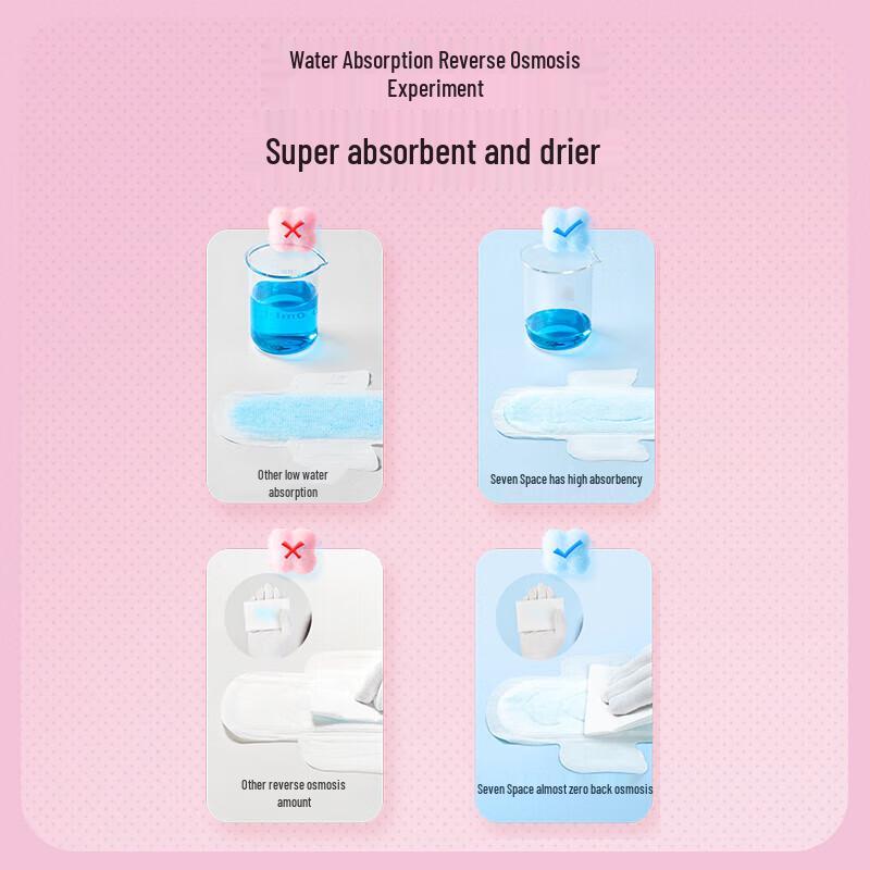 Space 7 Elegant Series Ultra-Thin Sanitary Napkin 60-Pad Combo