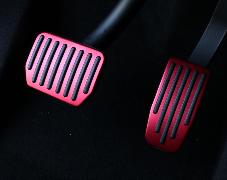 Metal Upgraded Pedals for Tesla Model Y & 3 - Accelerator, Brake, Rest