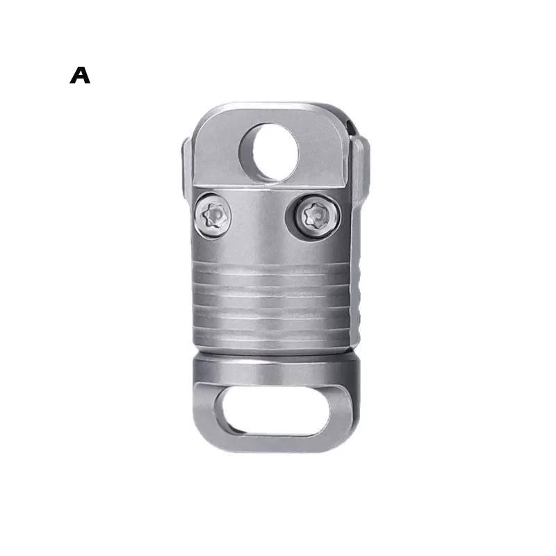 Titanium Alloy Magnet Quick Release Keychain 360° Rotatable Buckle Anti Stripping Dog walking Buckle Safety Lock design