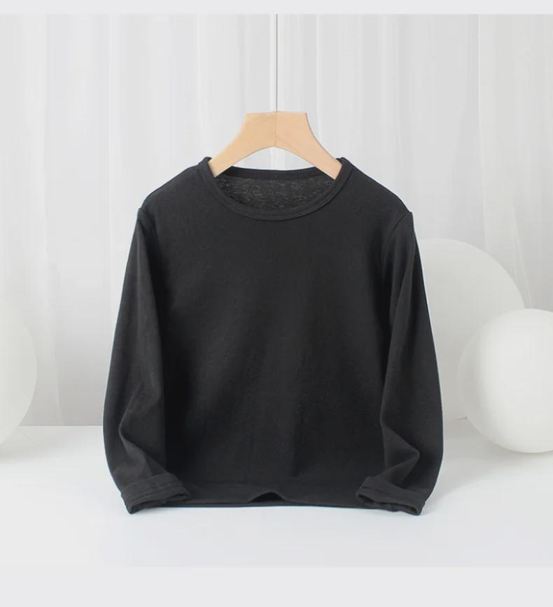 Kids' Spring & Autumn Korean-Style Cotton Long-Sleeve T-Shirts