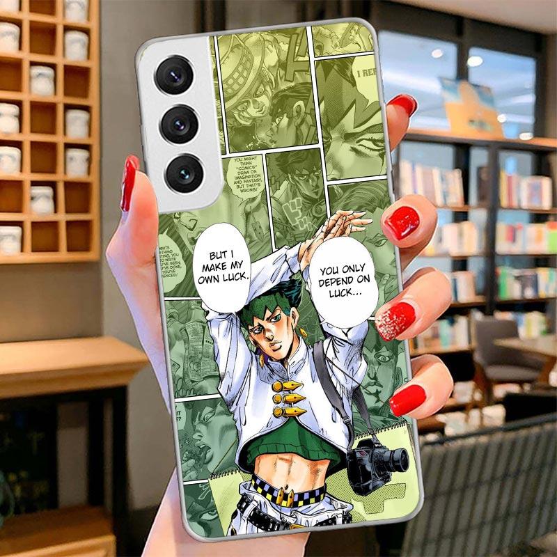 JoJo Bizarre Adventure Anime Cover Phone Case For Samsung Galaxy S26 S25 Edge S24 Ultra S23 S22 Plus S21 S20 FE Soft Fundas Shel