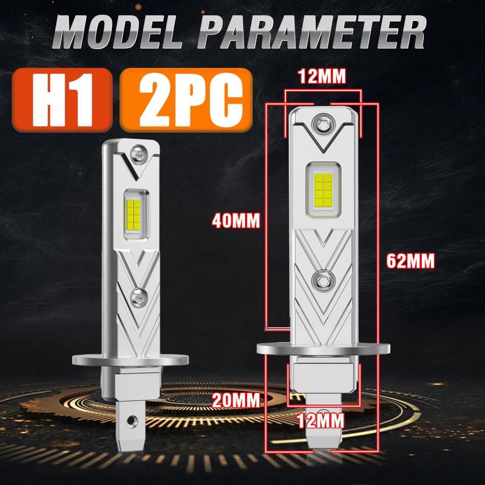 H7 H1 LED Bulb Car Headlight 800000LM 600W CANBUS Mini Wireless Lamp Auto Spotlights Fog Lights 6000K White12V 24V Plug&Play