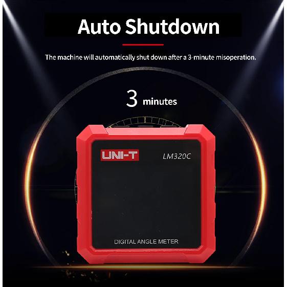 UNI-T Угломер LM320F LM320D Электронный уровень Магнитный инклинометр Цифровой транспортир LM320C Искатель угла Угломерная коробка