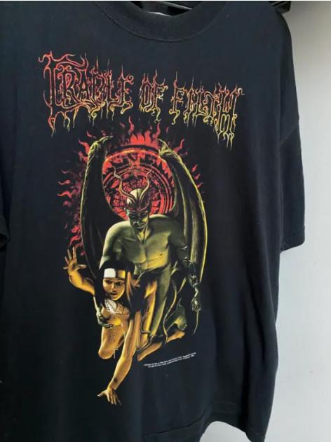 2000 Cradle Of Filth Get Thee Behind Me Satan T-Shirt
