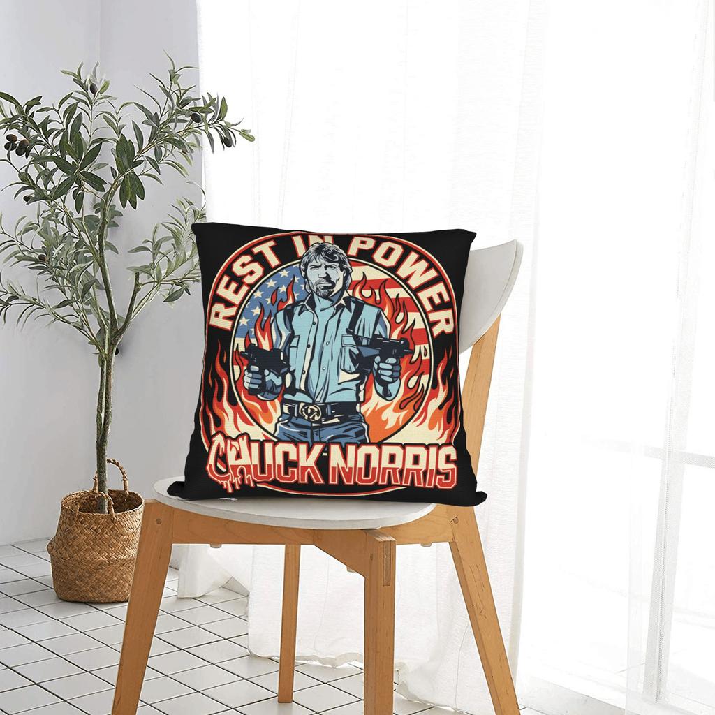 Pillow Cover Chuck Norris Vintage Pillow Case For Living Room Bed Chair Pillowcases