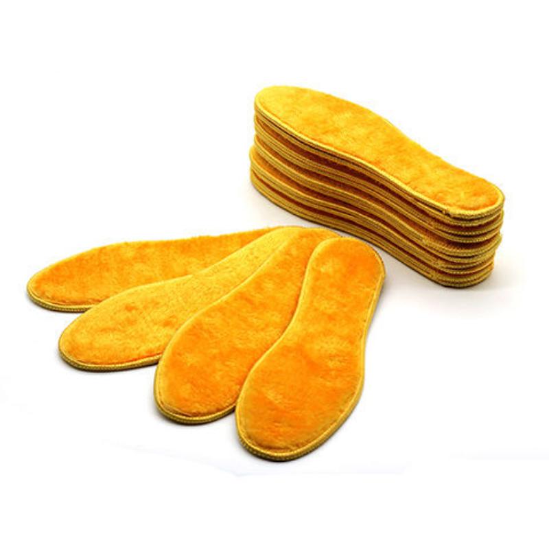 Сохраняющие тепло кашемировые утепленные мягкие вентилируемые зимние спортивные стельки для бега, спортивная обувь со вставками для мужских и женских ботинок, подушечка на подошве