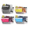 4Pcs Ink Cartridge BK C M Y Smoothly Output Clear Print Printing Cartridge with Ink for MFC J5830DW Printer