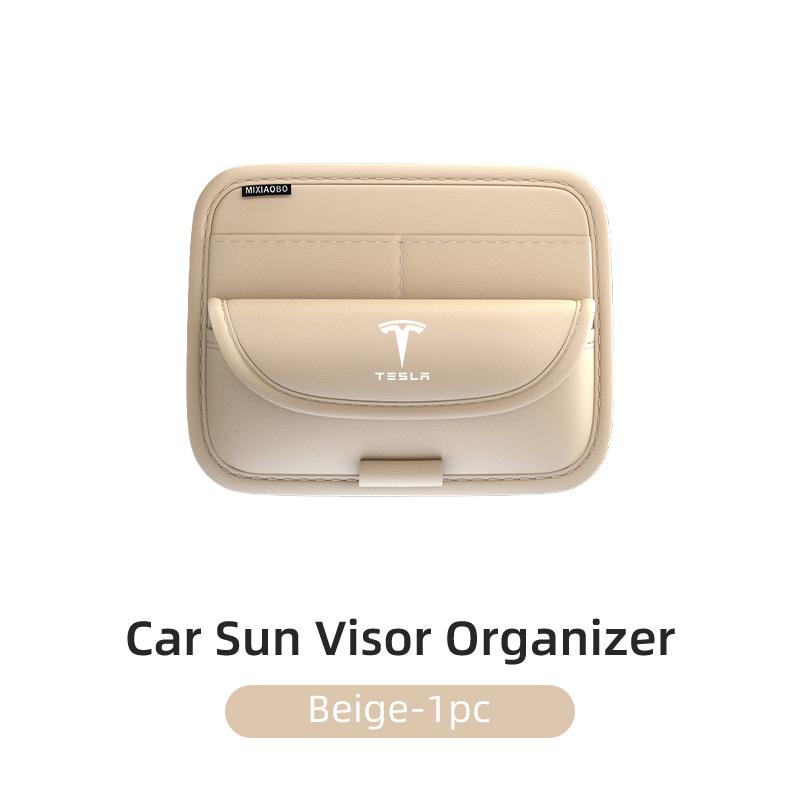ALO1 Car Valve Glasses Box Sun Visor Glasses Holder Sunglasses Case For Tesla Model 3 Y S X 2021 Roadster Cybertruck Juguete