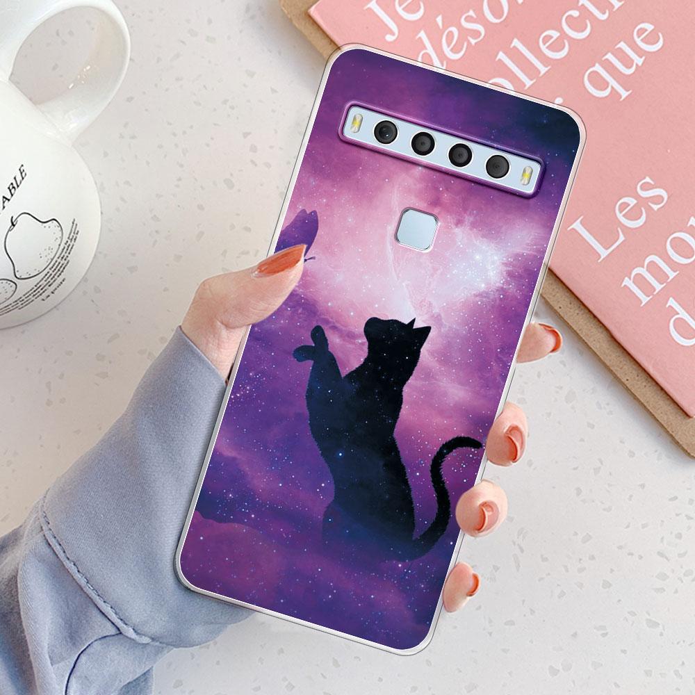 For TCL 10L Cases T770H T770B Cover Shockproof Clear Soft Silicone Phone Case For TCL 10 Lite /TCL10T TCL10Lite Fashion Funda