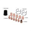 Plasma Kit for Eastwood Versa Cut 60 CB70 Torch Tip 1.2mm 0.047inch Elecctrode