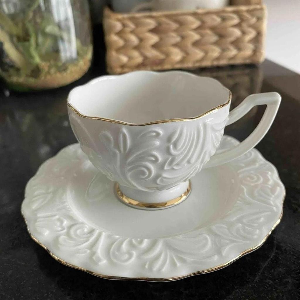 Набор из 6 фарфоровых кофейных чашек. Декоративные кофейные чашки из 12 предметов.