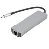 5 в 1 USB C Hub TYPE C для 4K HD Display Interface 1000 Мбит/с RJ45 USB3.0 PD USB C Док-станция