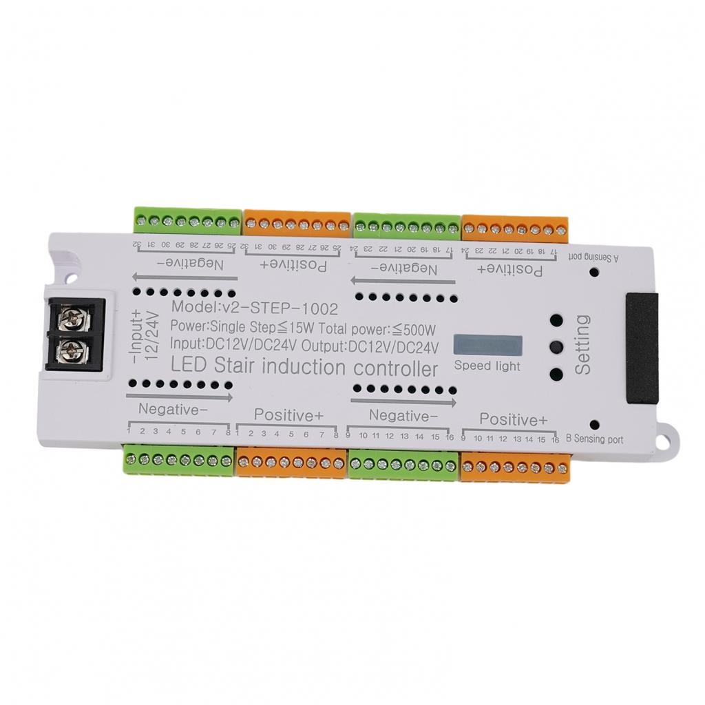 32 Channel Stair Light Controller Kit With Motion Sensor Control For LEDs