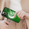 Баннер Флаг Пакистана Магнитный Чехол для Телефона Для APPLE iPhone 17 Air 16 14 13 12 Pro Max 15 Plus Беспроводная Зарядка С Чехлом MagSafe